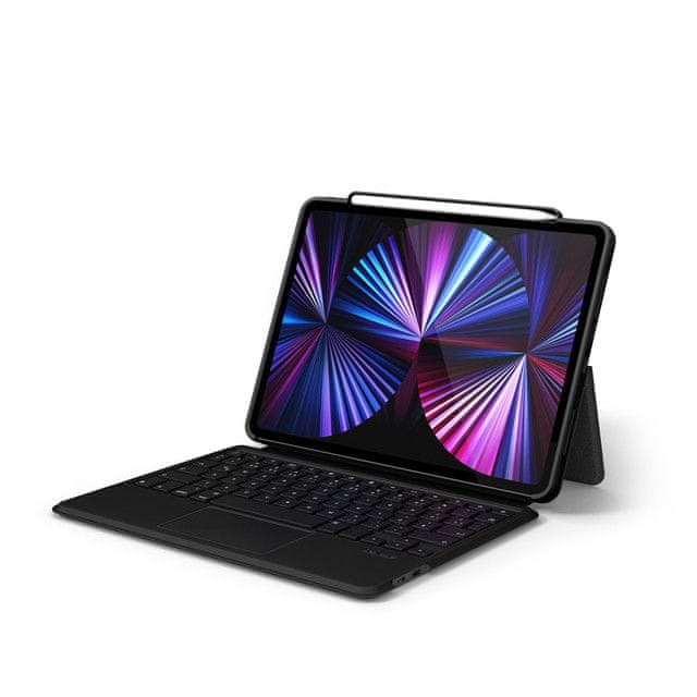EPICO Keyboard Case iPad Pro 12,9" (2021) 57911101300002, QWERTY/čierna - rozbalené